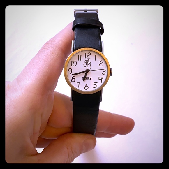 Frank Gehry With Fossil Watch 